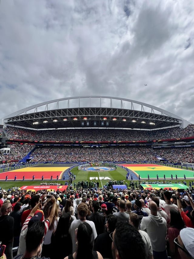 What a game! Stadium seemed to back Senegal.