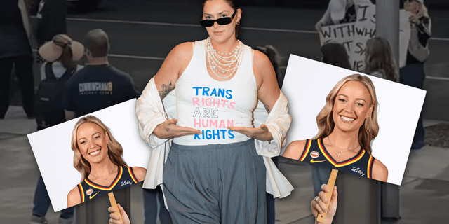 Anti-trans rally flops as Seattle Storm player wears ‘trans rights are human rights’ shirt