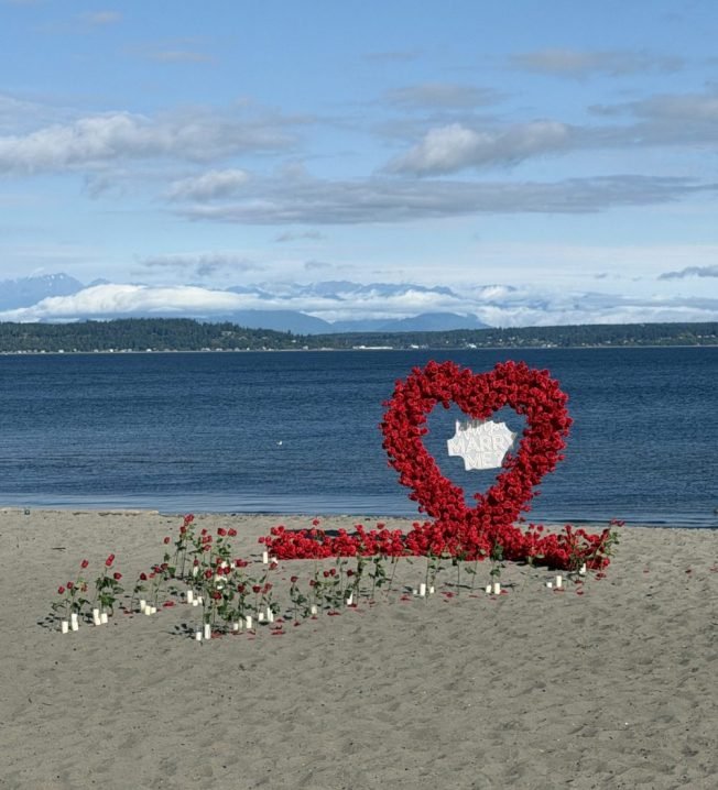 SEEN ON ALKI: ‘She said yes’