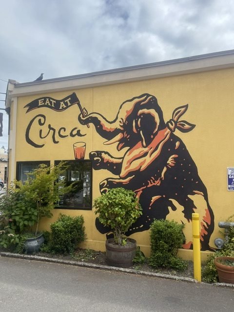 WEST SEATTLE ART: New mural on Circa’s north wall