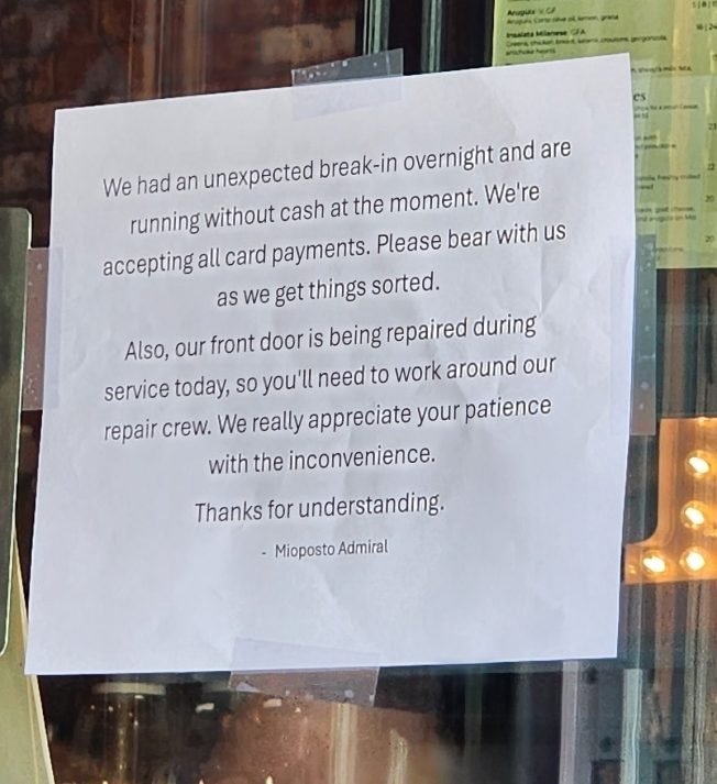 WEST SEATTLE CRIME WATCH: Burglars target Admiral businesses