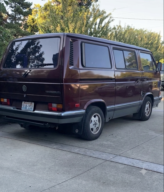 WEST SEATTLE CRIME WATCH: Stolen burgundy Vanagon; found license plate