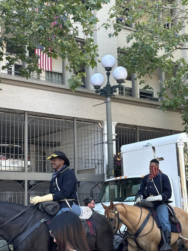 Horse Riders at US March