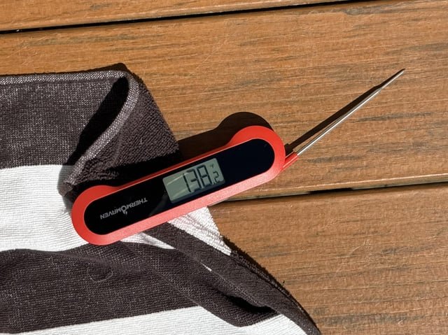 The surface of my deck is currently 138°F. Almost hot enough to actually cook an egg 😅🌡️🍳☀️