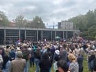 America 250 naturalization ceremony for 252 new citizens and Seattle Center