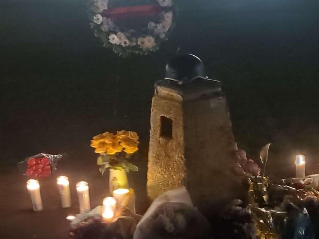 The vigil last night
