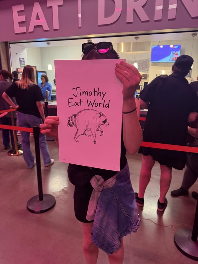 Seen tonight at Jimmy Eat World…