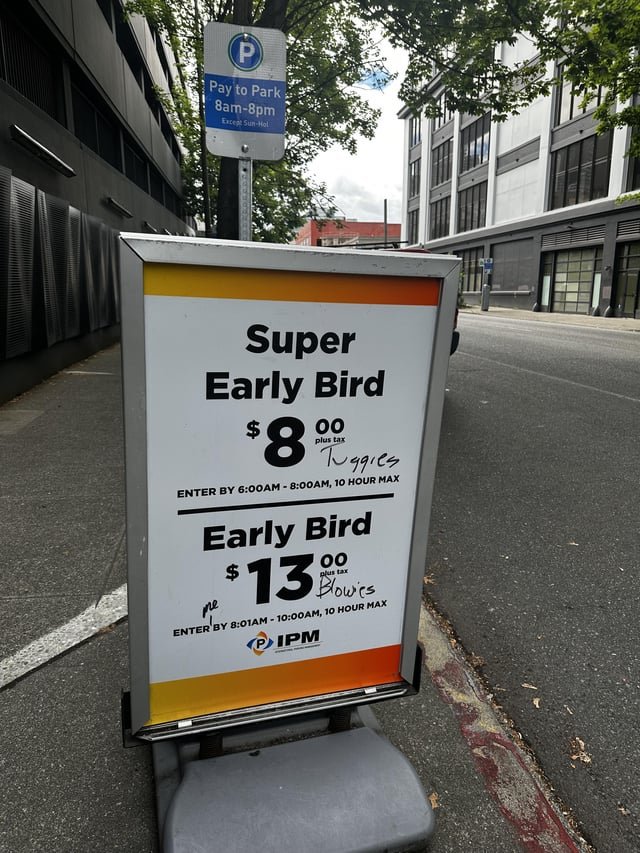 Wow. In this economy.