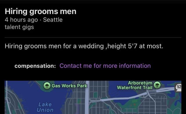 This is a new one (short dudes only!)
