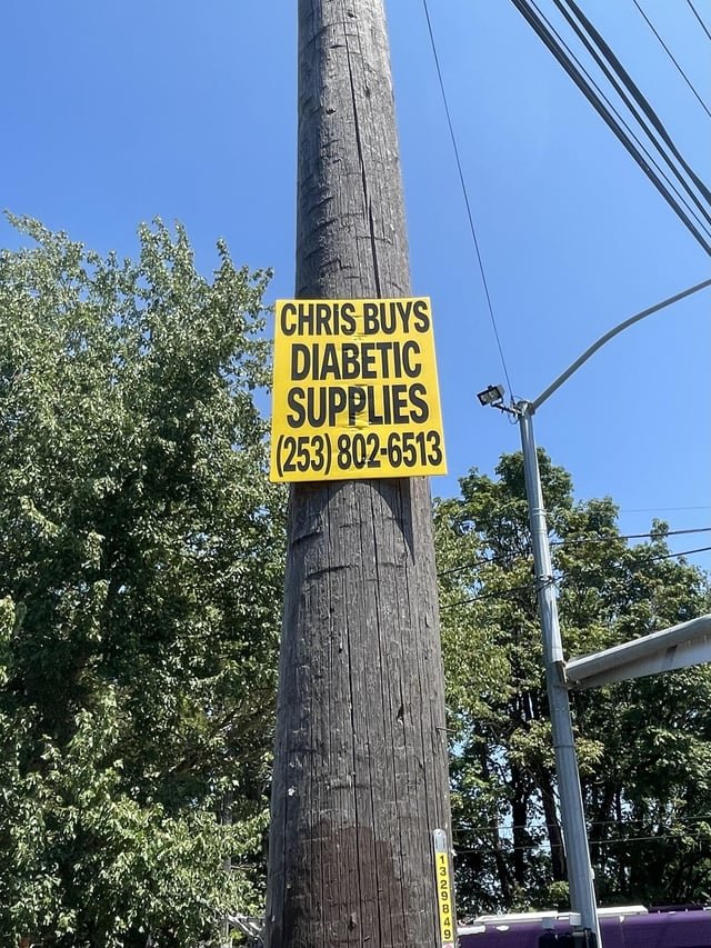 Who tf is Chris and why does he want my diabetic supplies