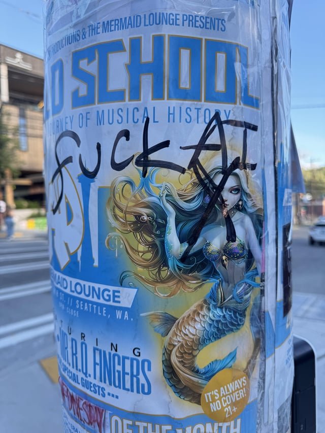Seen in Fremont. Discuss