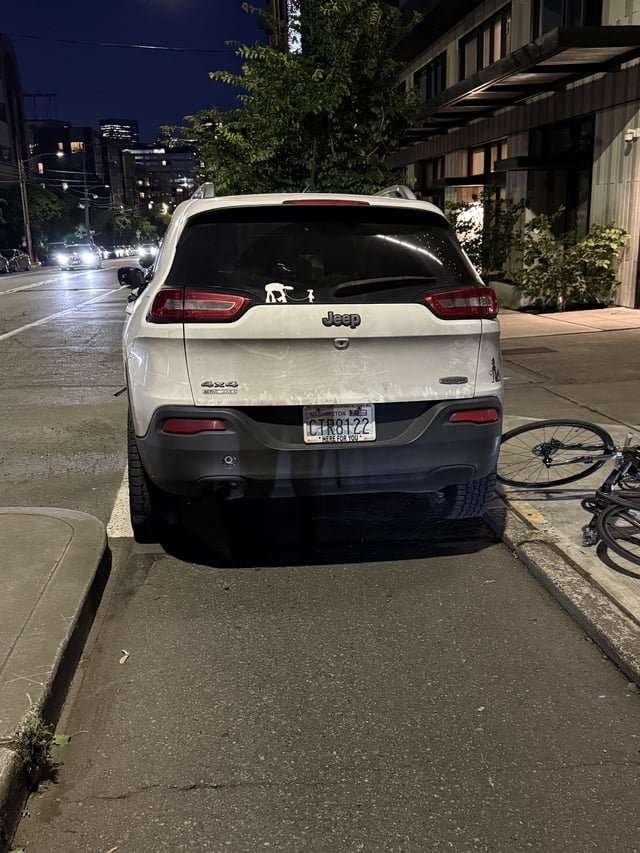 Bike lane parking PSA