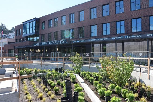 If you had an engraved brick at old Alki Elementary, it may have been salvaged – here’s how to get it