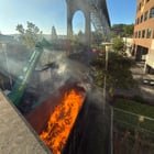 Beautiful morning in Fremont for a dumpster fire. (Yes, I called 911 before taking photos)
