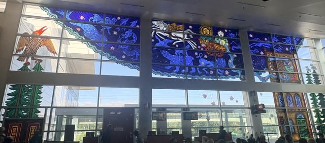 New (??) mural at SEATAC