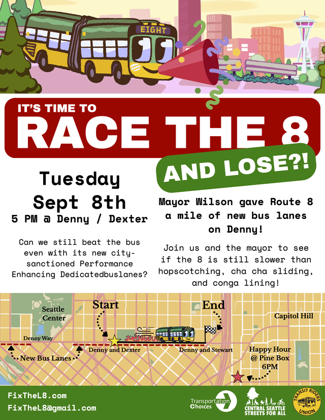Join us to Race the 8… and LOSE?!