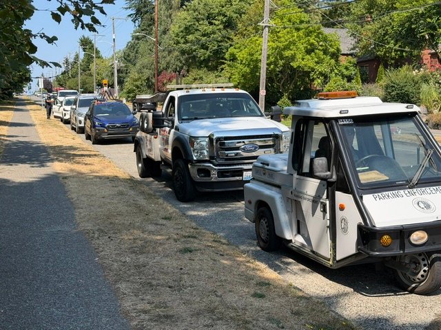Parking crackdown on Fauntleroy Way by Lincoln Park