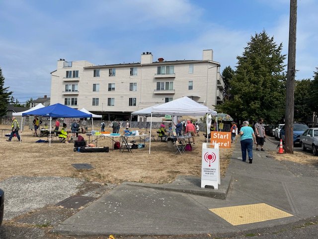 HAPPENING NOW: What happens after a disaster, before help can arrive? West Seattle Emergency Hubs are practicing that