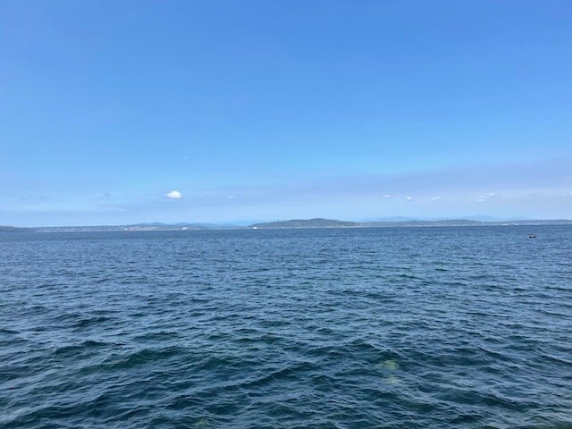 WEST SEATTLE SKY: Wildfire smoke returns, as National Weather Service issues Air Quality Alert