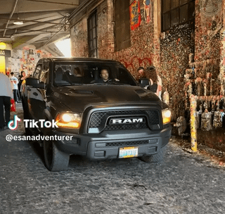 Why would anyone drive through gum alley?