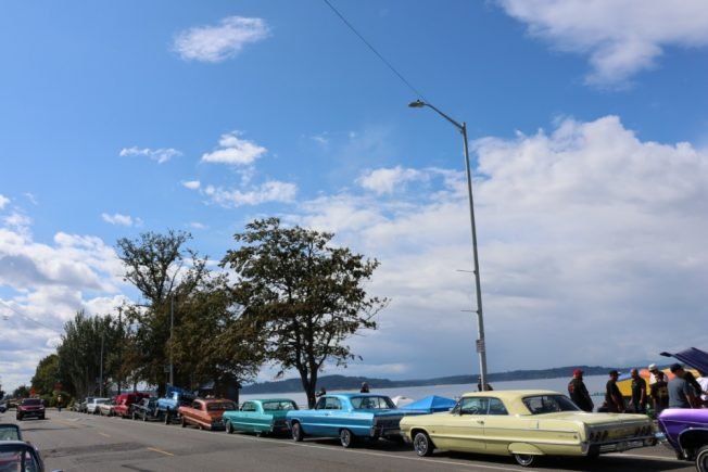 WEST SEATTLE WEEKEND SCENE: Eazy Duz It Car Club at Alki