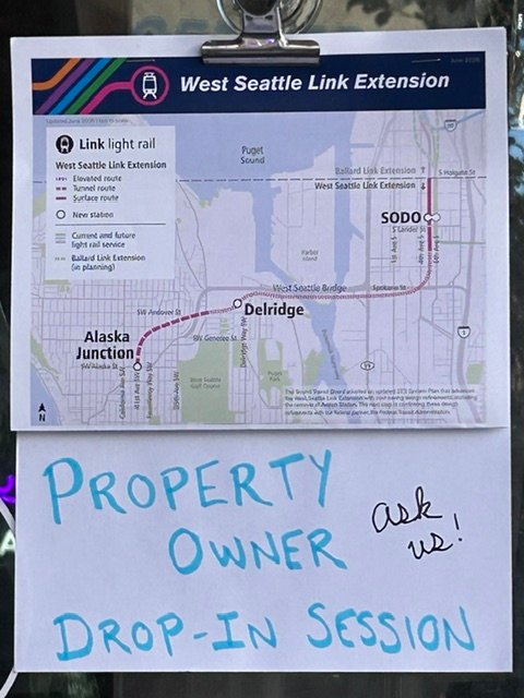 Sound Transit’s West Seattle extension team hosts local forum for impacted property owners
