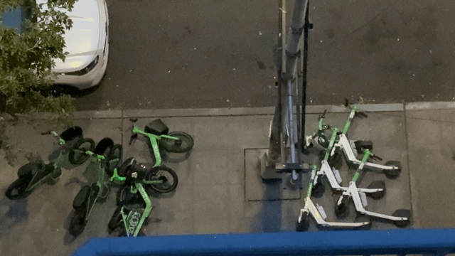 Was there some LOTR-style conflict amongst the Lime scooters last nigh cuz this looks like the morning after the Battle of Helm’s Deep