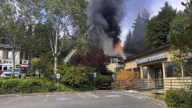 Active fire in Bellevue