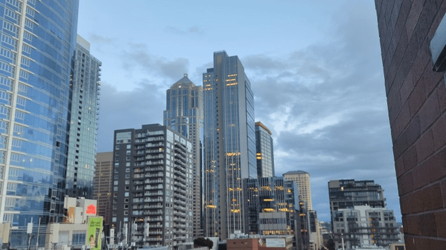 Seattle downtown right now