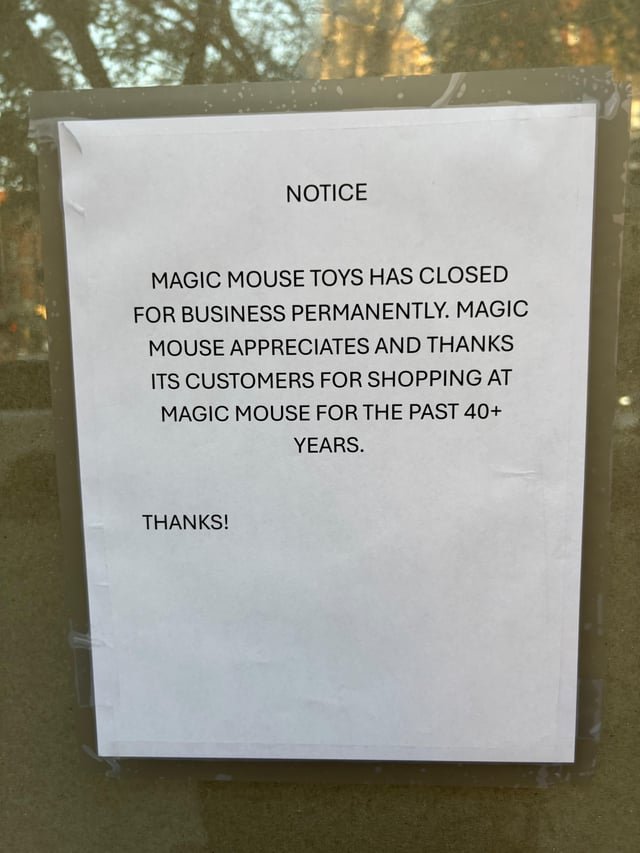 magic mouse toys :(