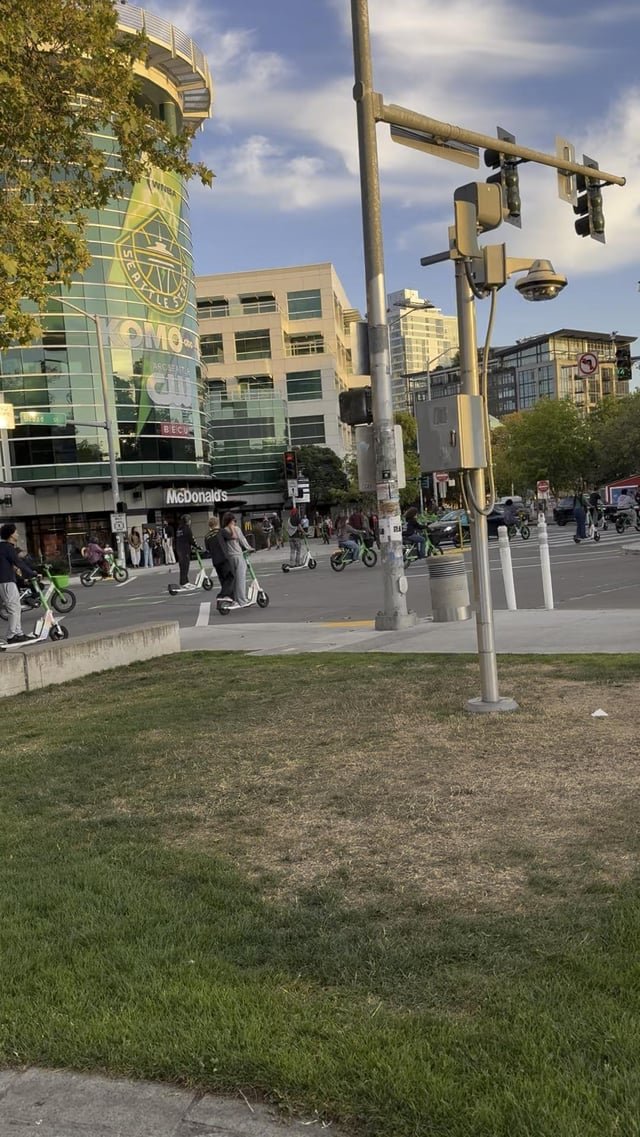What are these kids doing? This is space needle