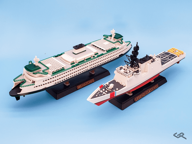 3D printed 1:400 NSC Cutter + Jumbo MKII