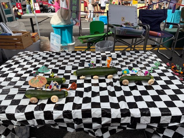 WEST SEATTLE WEEKEND SCENE: Farmers’ Market zucchini racing