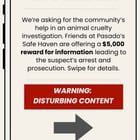 SAS is looking for tips to catch a cat killer in Seattle