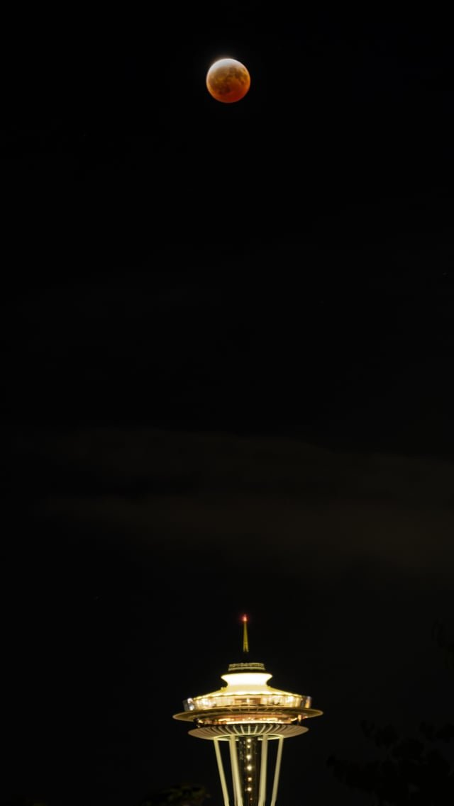 Lunar eclipse from Kinnear Park