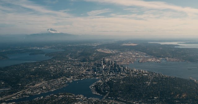Pilot gave me a great view coming home!