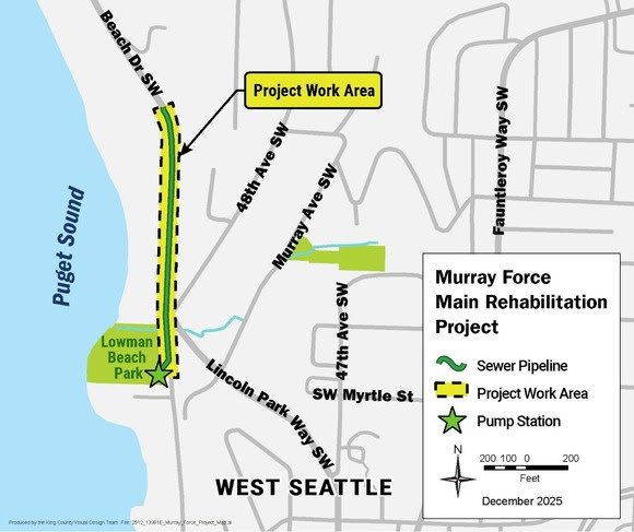 FOLLOWUP: Milestone for sewer-pipe project near Lowman Beach