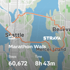 I left Seattle and came back – walked the 2-bridge marathon loop