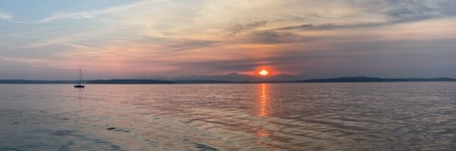 WEST SEATTLE SUNSET: Another colorful conclusion