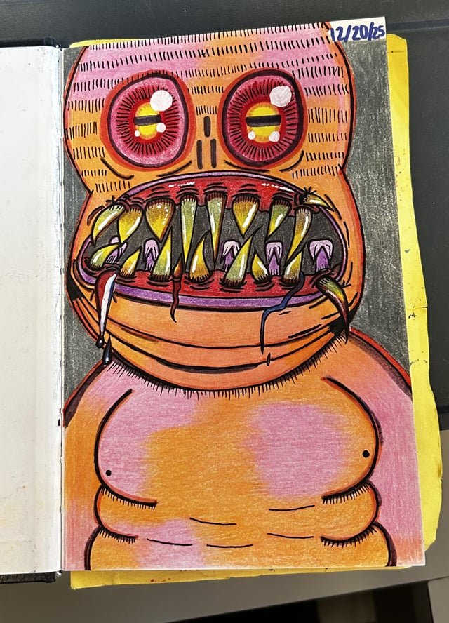 Found someone’s art journal in the lost & found at my work. If this is yours send me a message.