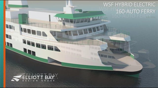 Construction begins on Washington state’s first new ferry in 11 years as state adds third hybrid-electric vessel