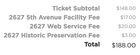 Even 5th Ave Theater piling on junk fees now