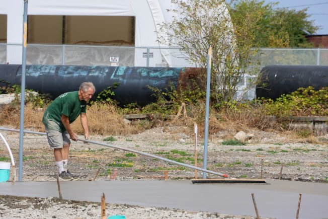 VIDEO, PHOTOS: Ceremonial groundbreaking for West Seattle RV/tiny-house site Glassyard Commons