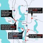 Heads up, Eastside! NB I-405 CLOSED and EB I-90 reduced to one lane this weekend