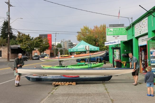 HAPPENING NOW: Get something new – or new to you – to get out on the water at Mountain to Sound Outfitters’. Boat Swap