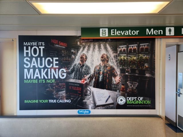 AI Ad on Washington State Ferries