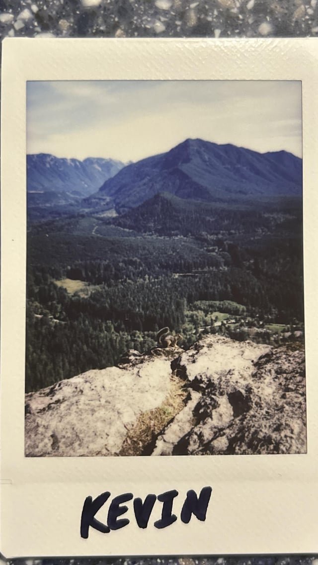 Hiked Rattlesnake Ledge and captured this photo of a squirrel having a contemplative moment