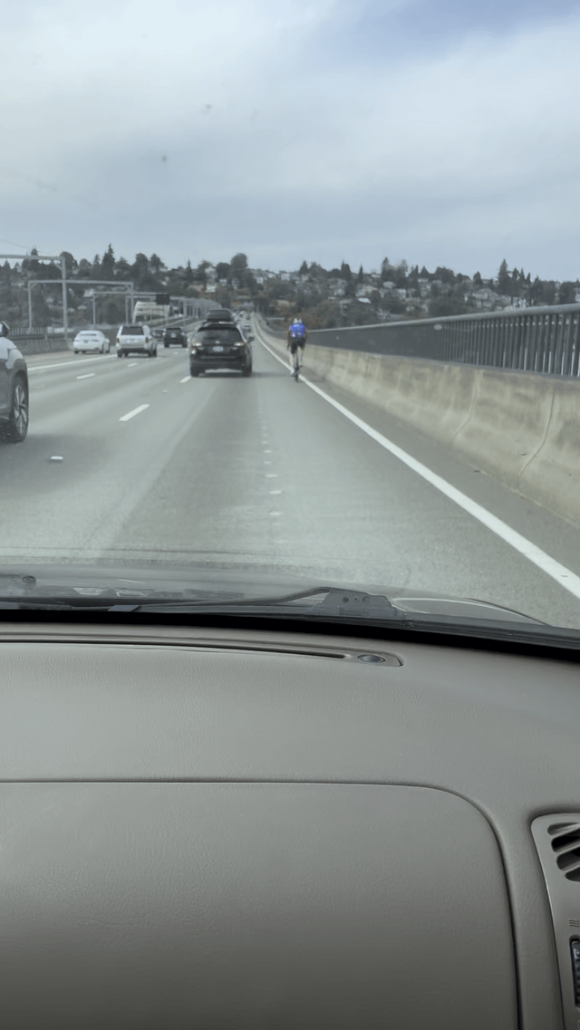 Bike lane driver 🤝 car lane cyclist