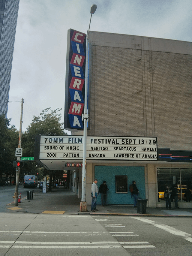 13 years ago today, when a sea of 70mm films was at the Cinerama…