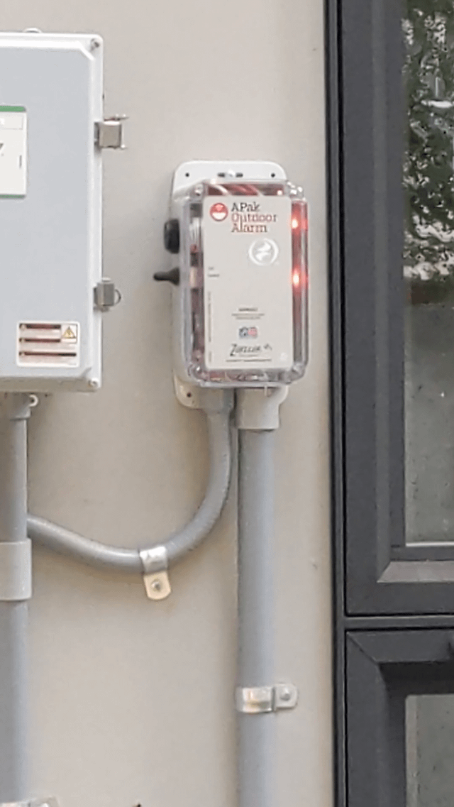 Unoccupied house alarm sounding indefinitely. Who can help?